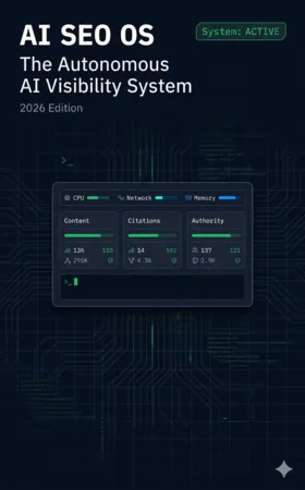 AI SEO OS — The Complete AI Search Operating System ebook cover