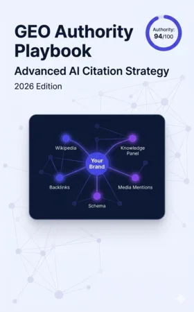GEO Authority Playbook — Advanced AI Citation Strategy ebook cover