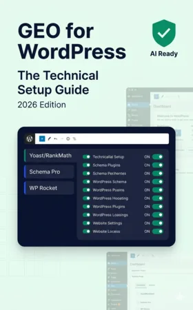 GEO for WordPress — Technical Setup Guide ebook cover