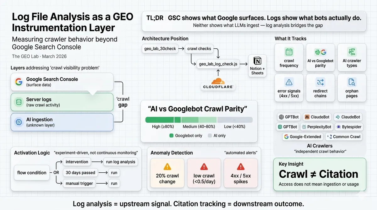 Log File Analysis as a GEO Instrumentation Layer