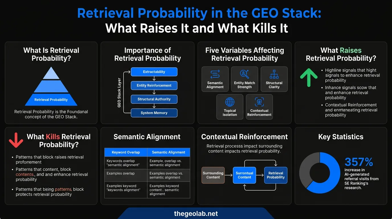Retrieval Probability: What Raises It and What Kills It