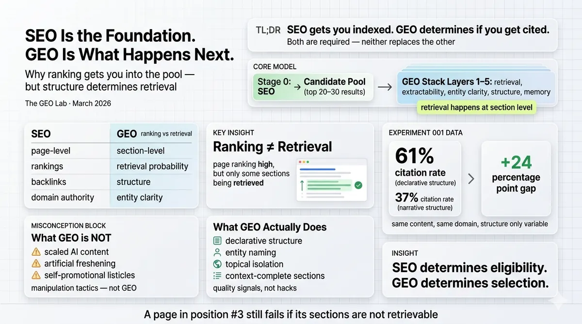 SEO is the foundation, GEO is what happens next — response to Lily Ray on AI search optimisation