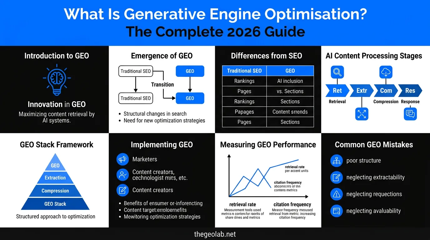 What is GEO infographic - the GEO Lab
