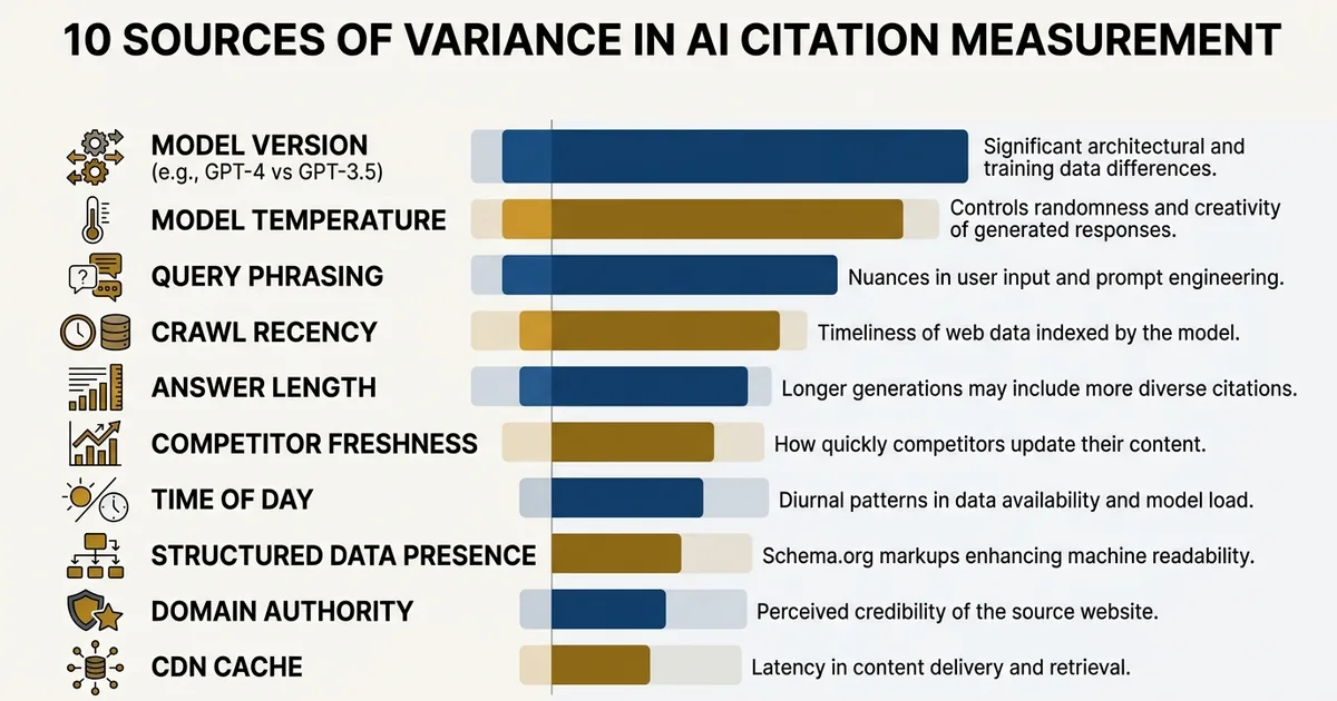10 Variables That Change Between AI Citation Measurements