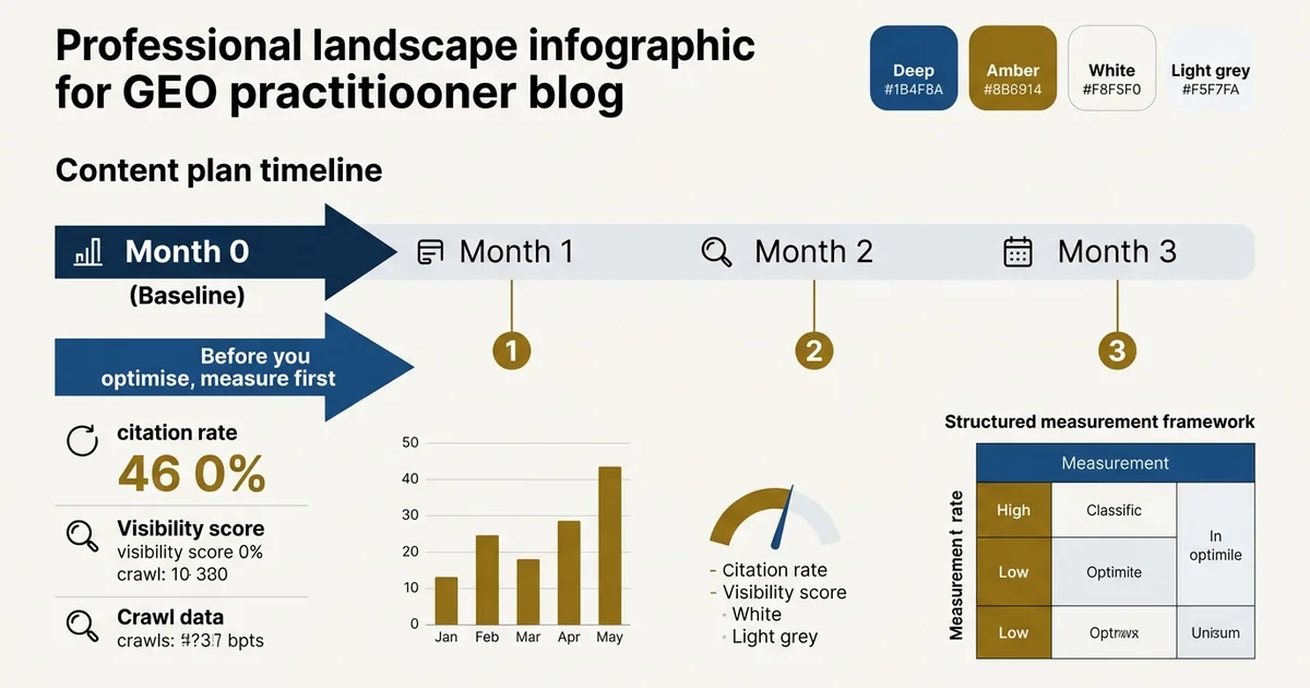 Month 0: Why Every GEO Content Plan Needs a Baseline Before Month 1