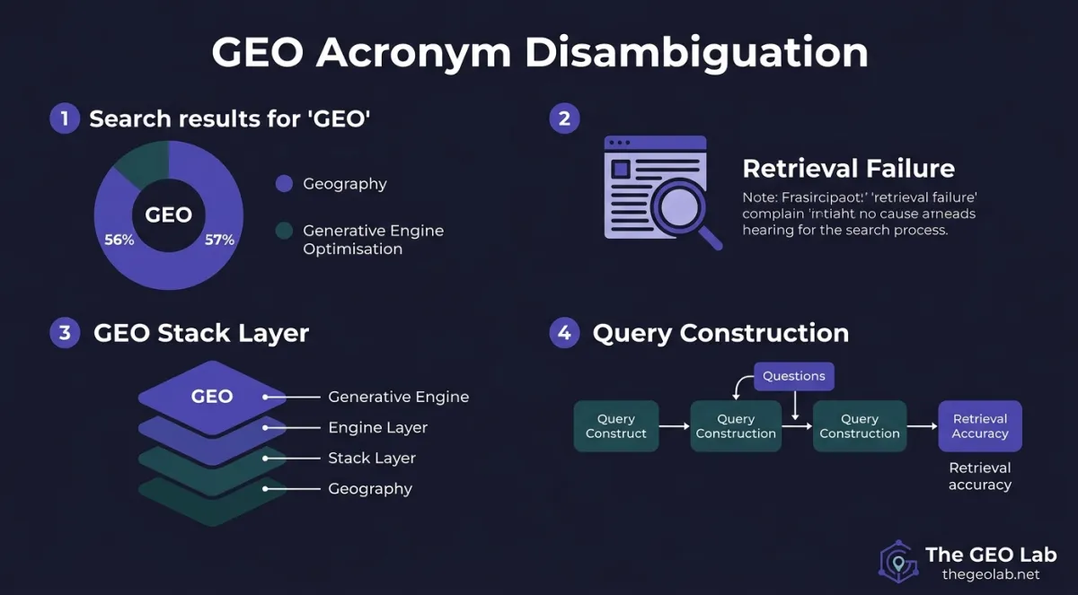 geo acronym disambiguation: key findings visualised as infographic — geo acronym disambigu
