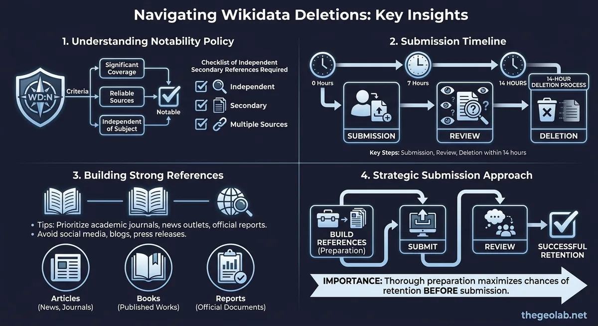 Wikidata Deletion in 14 Hours: What Happened When We Tried to Add The GEO Lab to the Knowledge Graph