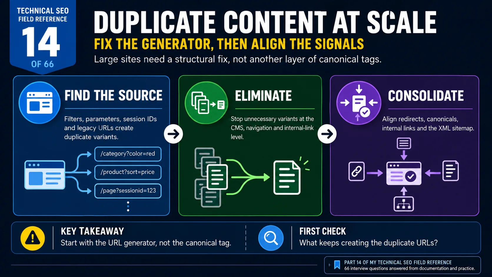 Duplicate Content on Large Websites: How to Handle It